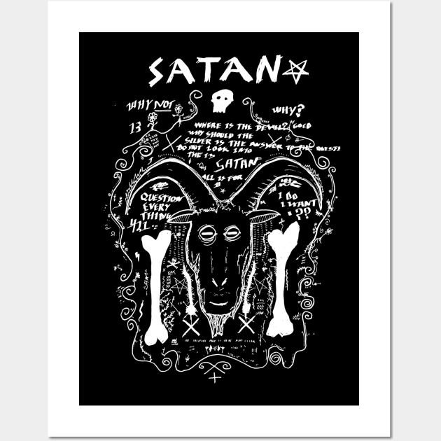 Satan Wall Art by occultfx